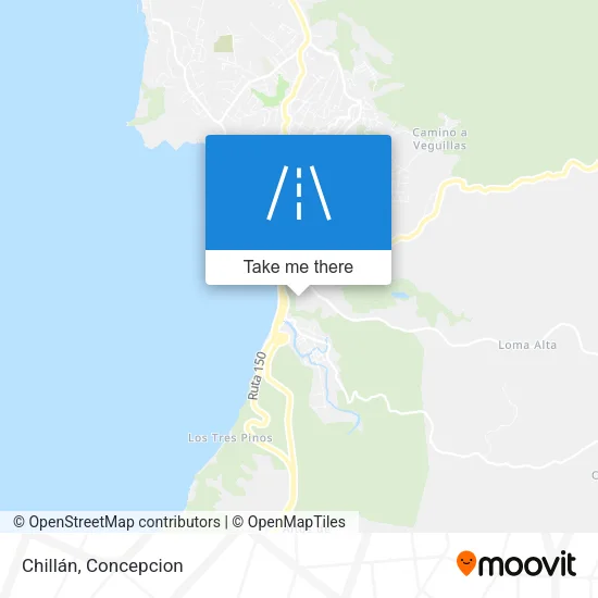 Mapa de Chillán