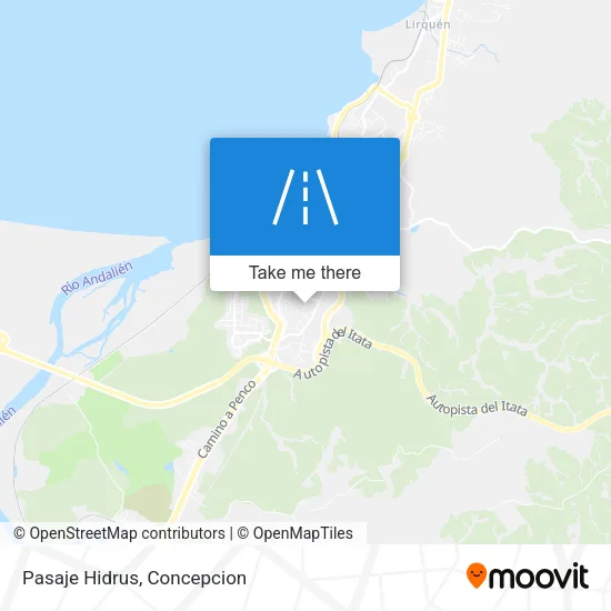 Pasaje Hidrus map