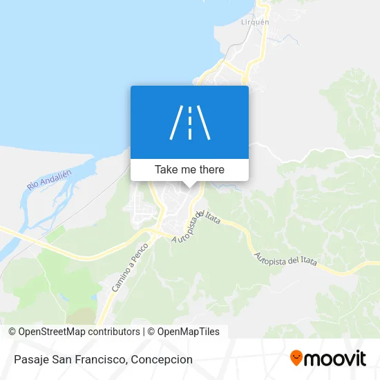 Mapa de Pasaje San Francisco