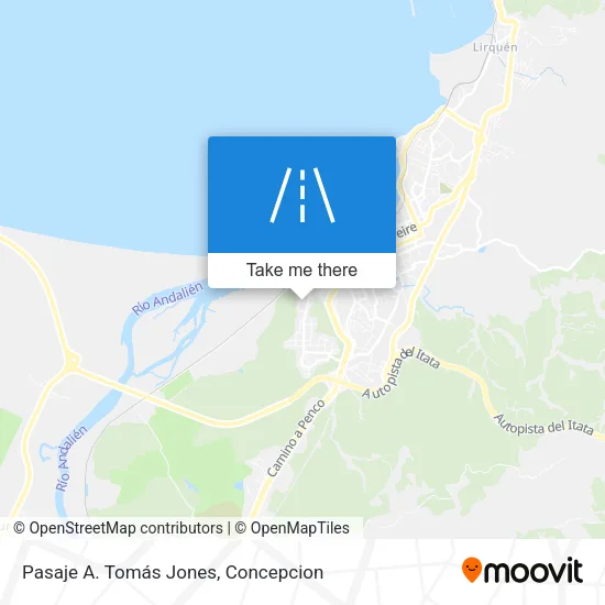 Mapa de Pasaje A. Tomás Jones