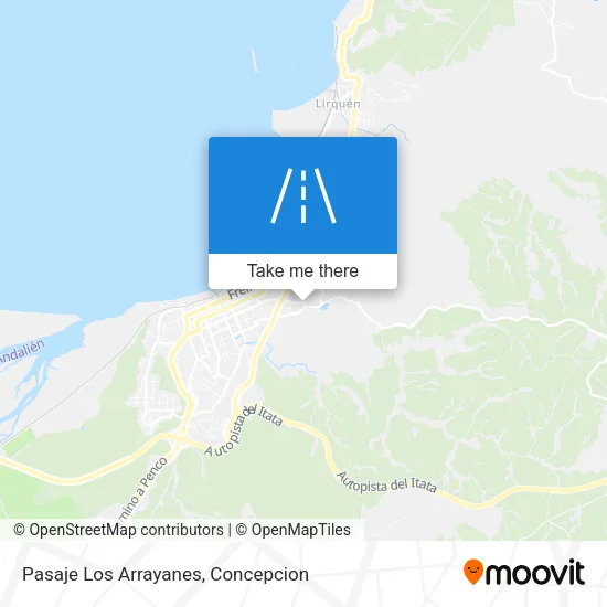 Mapa de Pasaje Los Arrayanes