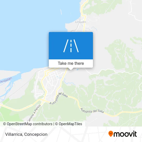 Villarrica map