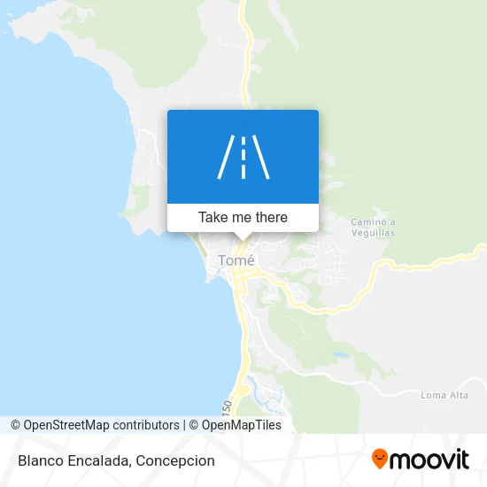 Mapa de Blanco Encalada