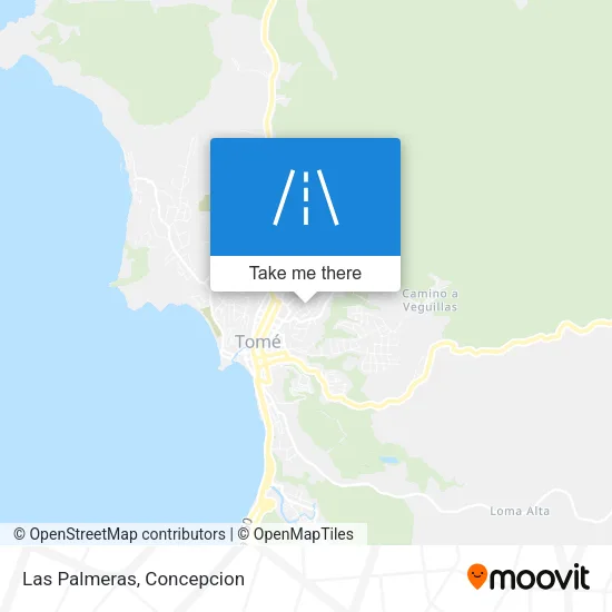 Las Palmeras map