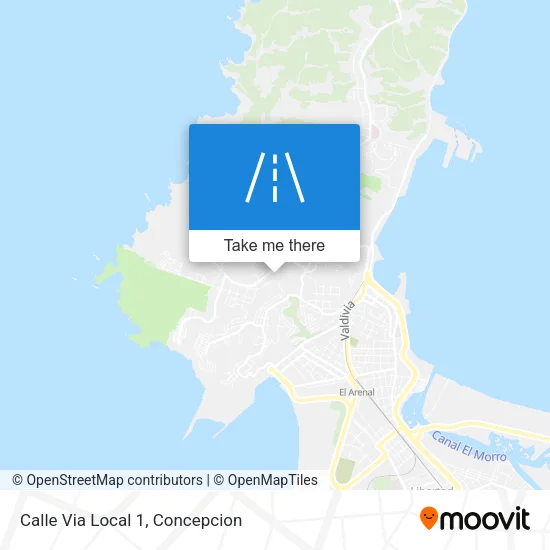 Mapa de Calle Via Local 1
