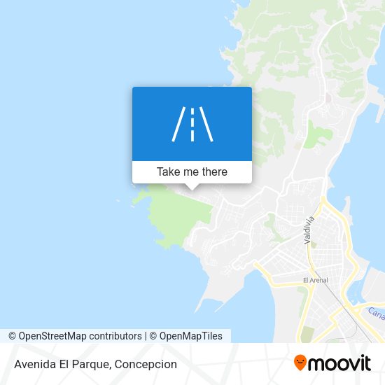 Mapa de Avenida El Parque