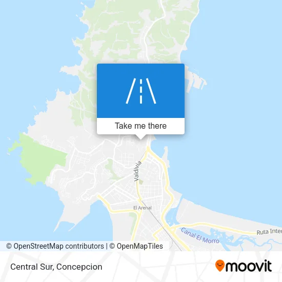 Mapa de Central Sur