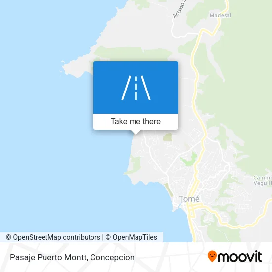 Pasaje Puerto Montt map