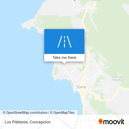 Mapa de Los Plátanos