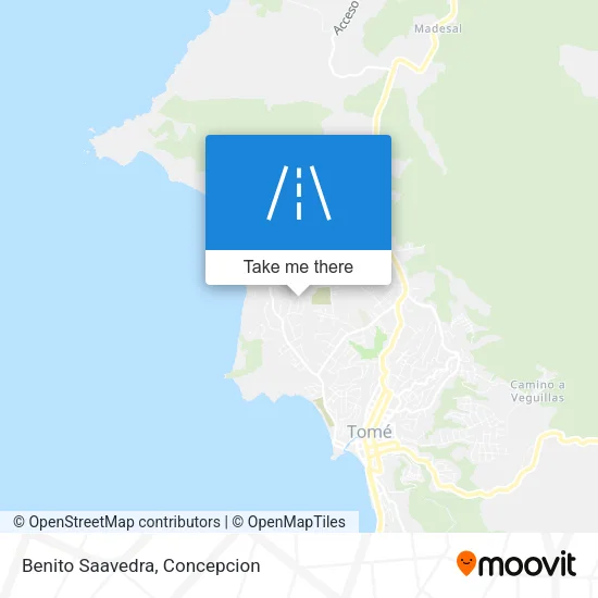 Mapa de Benito Saavedra