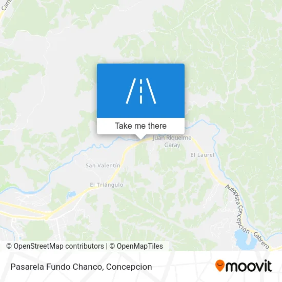 Pasarela Fundo Chanco map
