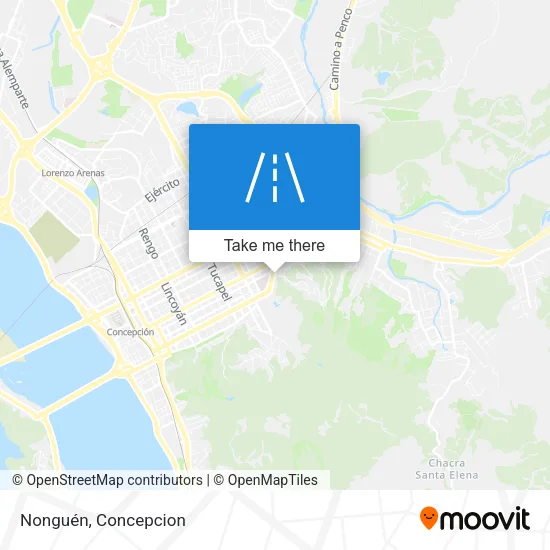 Nonguén map