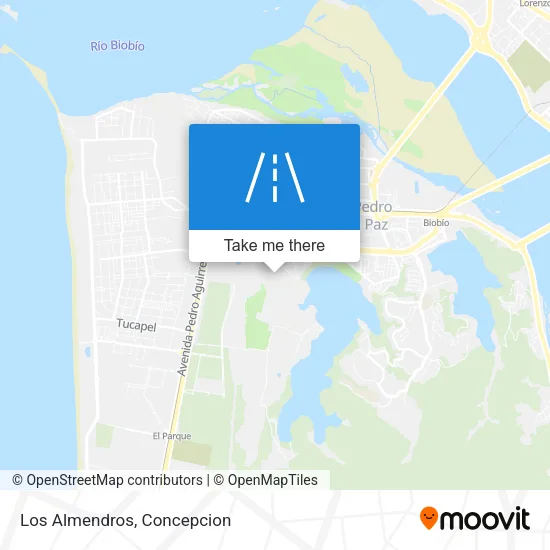 Los Almendros map
