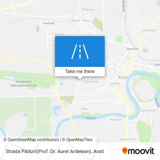 Strada Pădurii(Prof. Dr. Aurel Ardelean) map