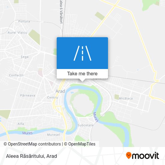Aleea Răsăritului map