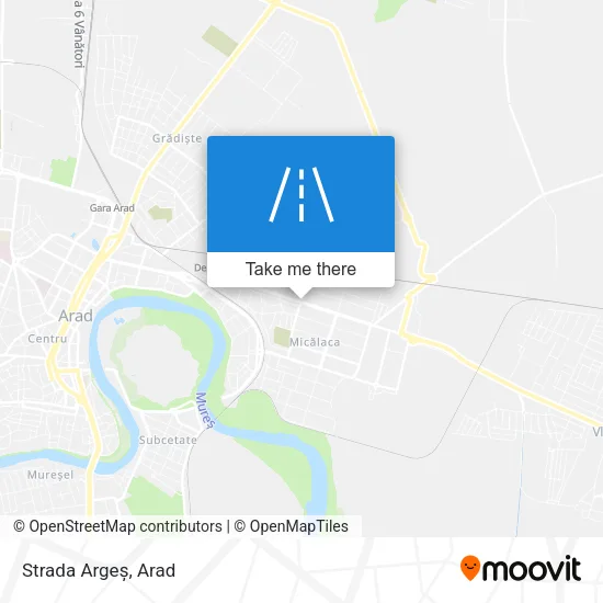 Strada Argeș map