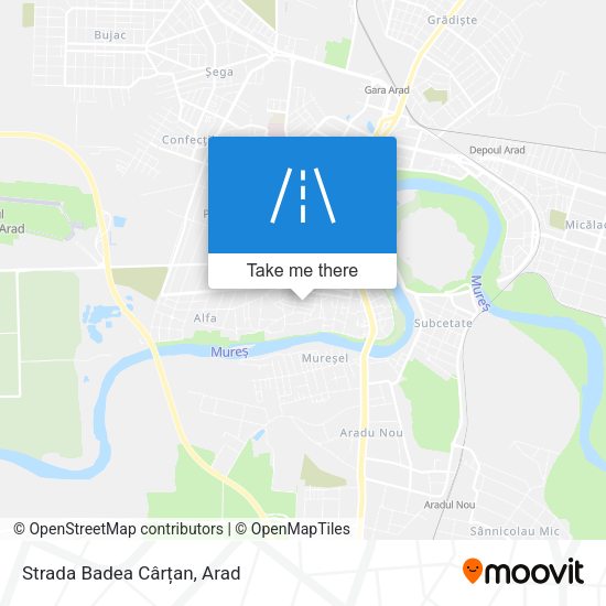 Strada Badea Cârțan map