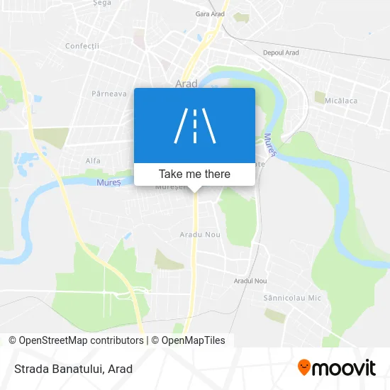 Strada Banatului map