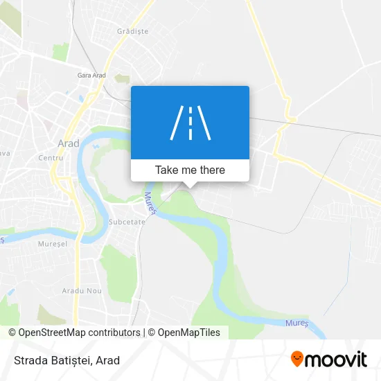 Strada Batiștei map