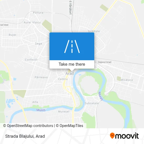 Strada Blajului map