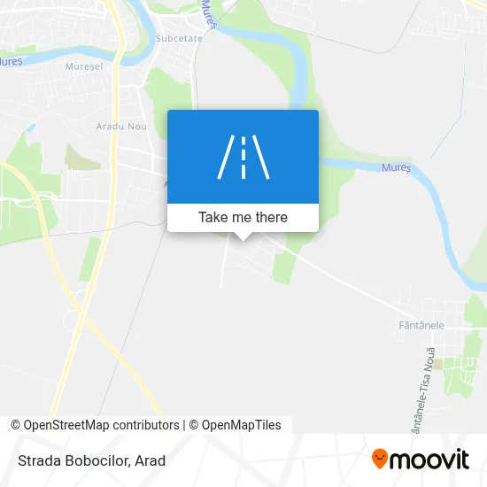Strada Bobocilor map