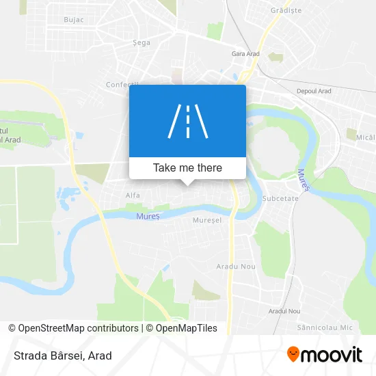 Strada Bârsei map