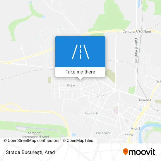 Strada București map