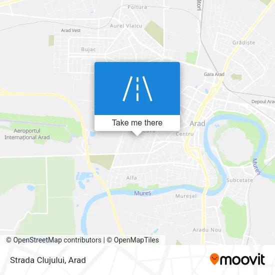 Strada Clujului map