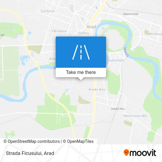 Strada Ficusului map