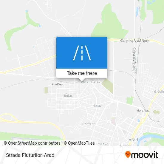 Strada Fluturilor map