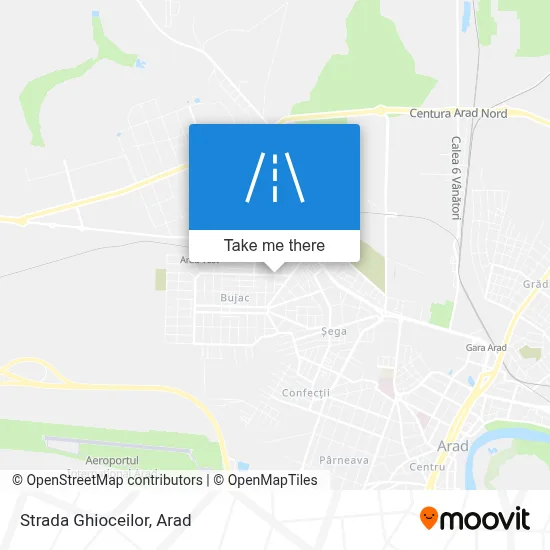 Strada Ghioceilor map