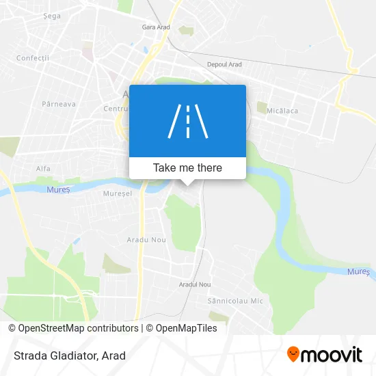 Strada Gladiator map