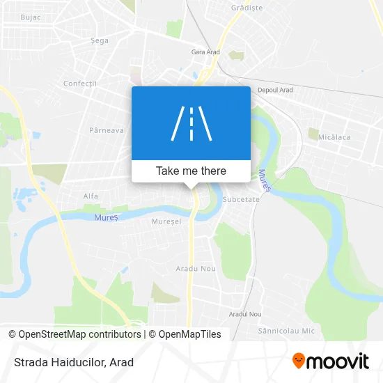 Strada Haiducilor map
