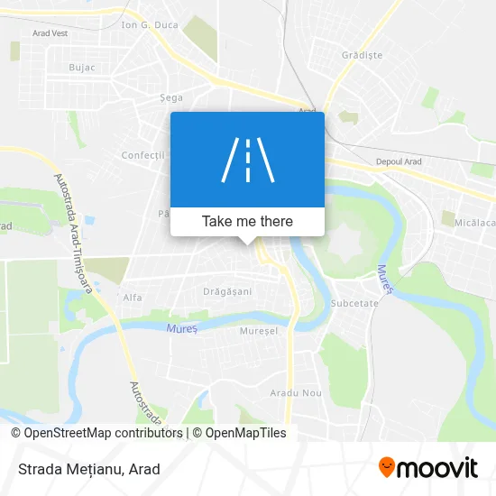 Strada Mețianu map