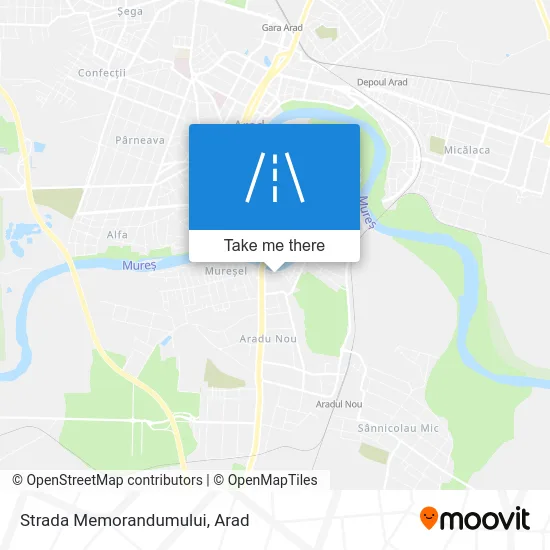 Strada Memorandumului map
