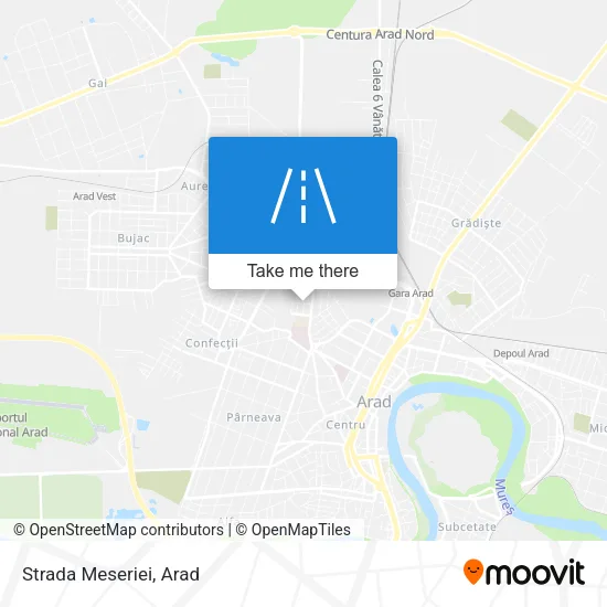 Strada Meseriei map
