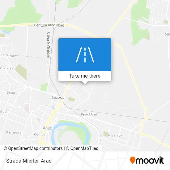Strada Mierlei map