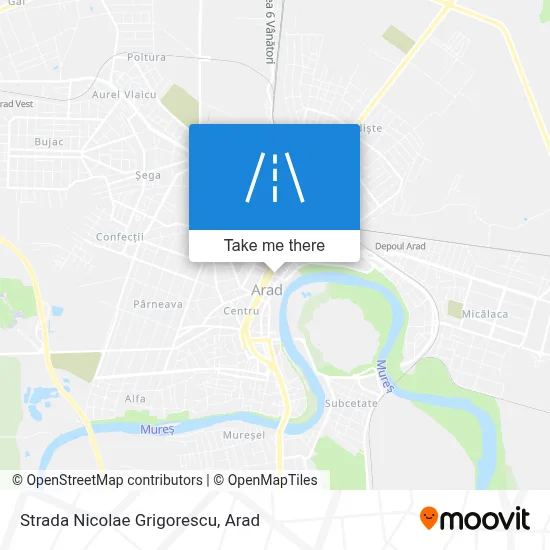 Strada Nicolae Grigorescu map