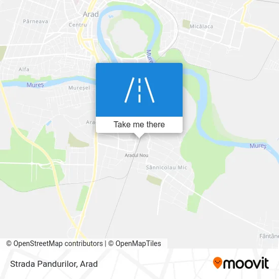 Strada Pandurilor map