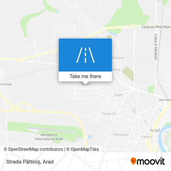 Strada Păltiniș map