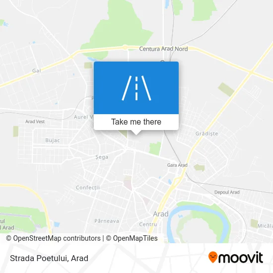 Strada Poetului map