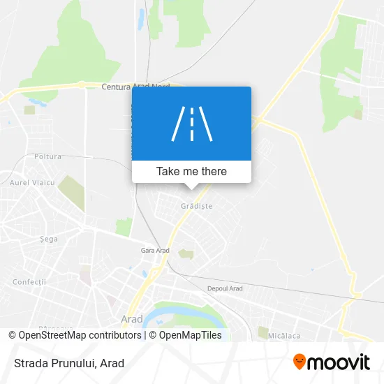 Strada Prunului map