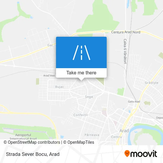 Strada Sever Bocu map