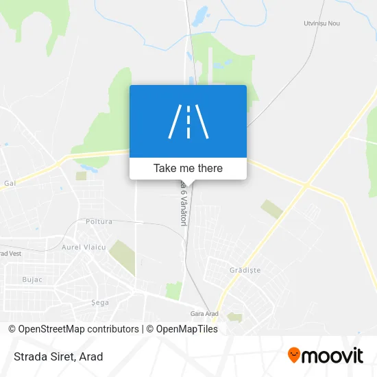 Strada Siret map