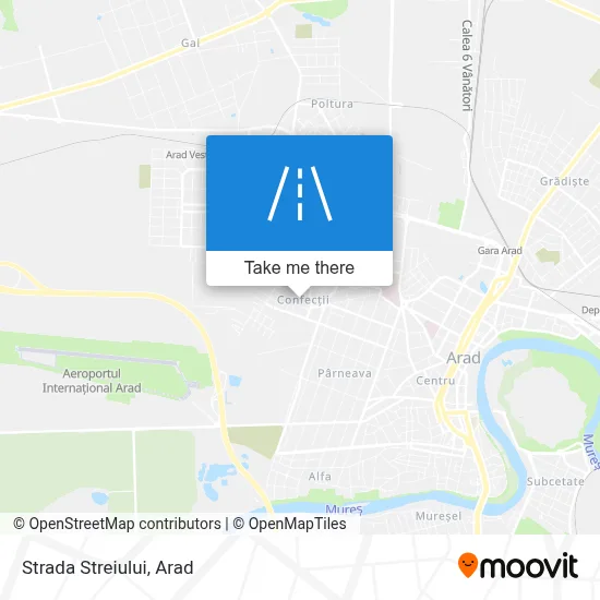 Strada Streiului map