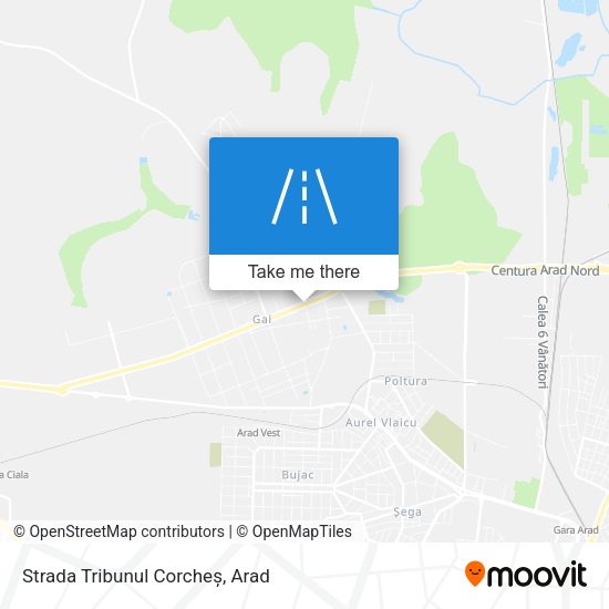 Strada Tribunul Corcheș map