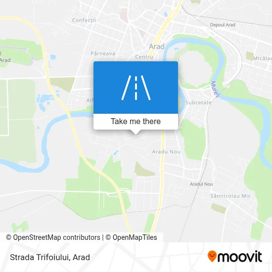 Strada Trifoiului map