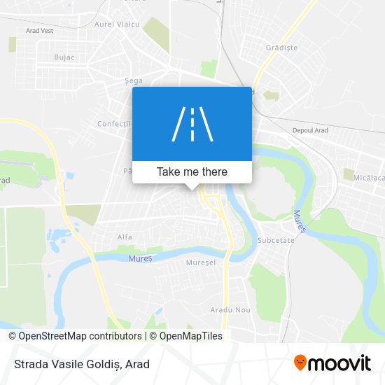 Strada Vasile Goldiș map