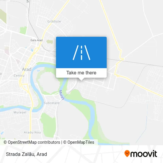 Strada Zalău map
