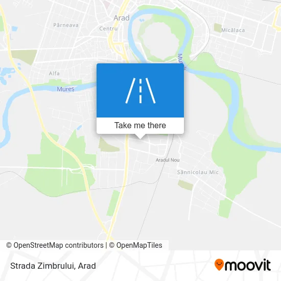 Strada Zimbrului map